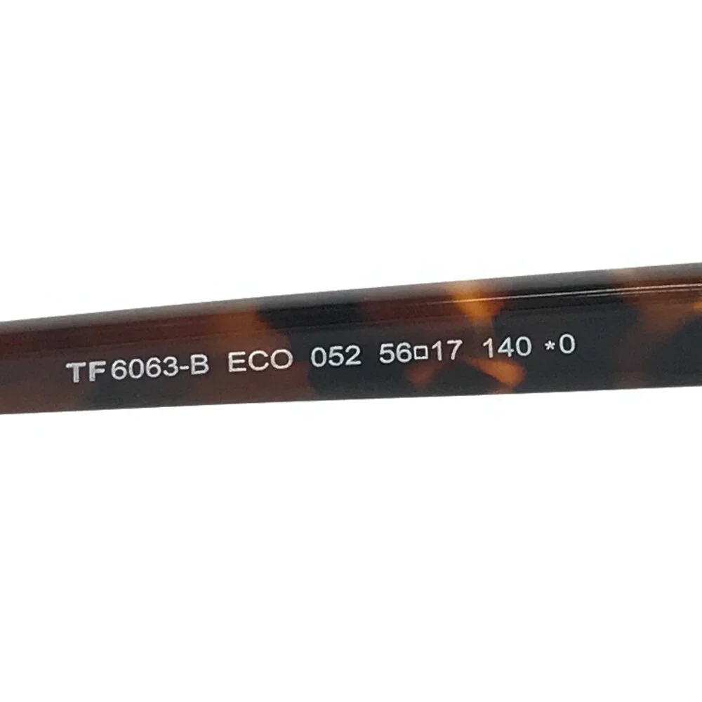 Tom Ford Eyeglasses Frames TF6063-B ECO 052 Tortoise Havana Full Rim 56-17-140